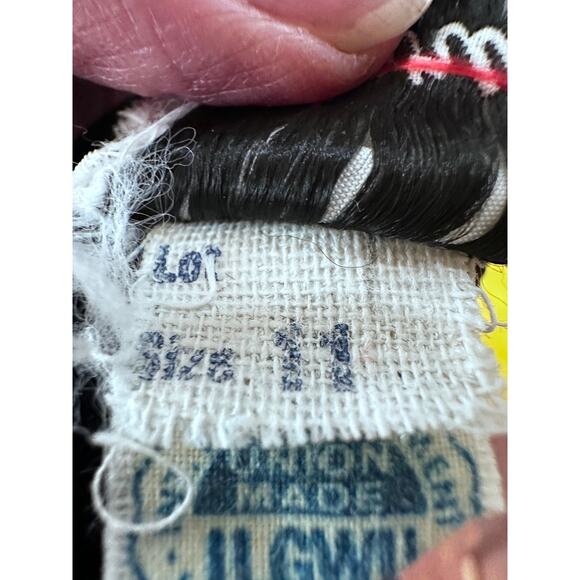 VINTAGE Mary Dobbs Sz 11 Sweater dress black white mod midi dress usa - Picture 8 of 9